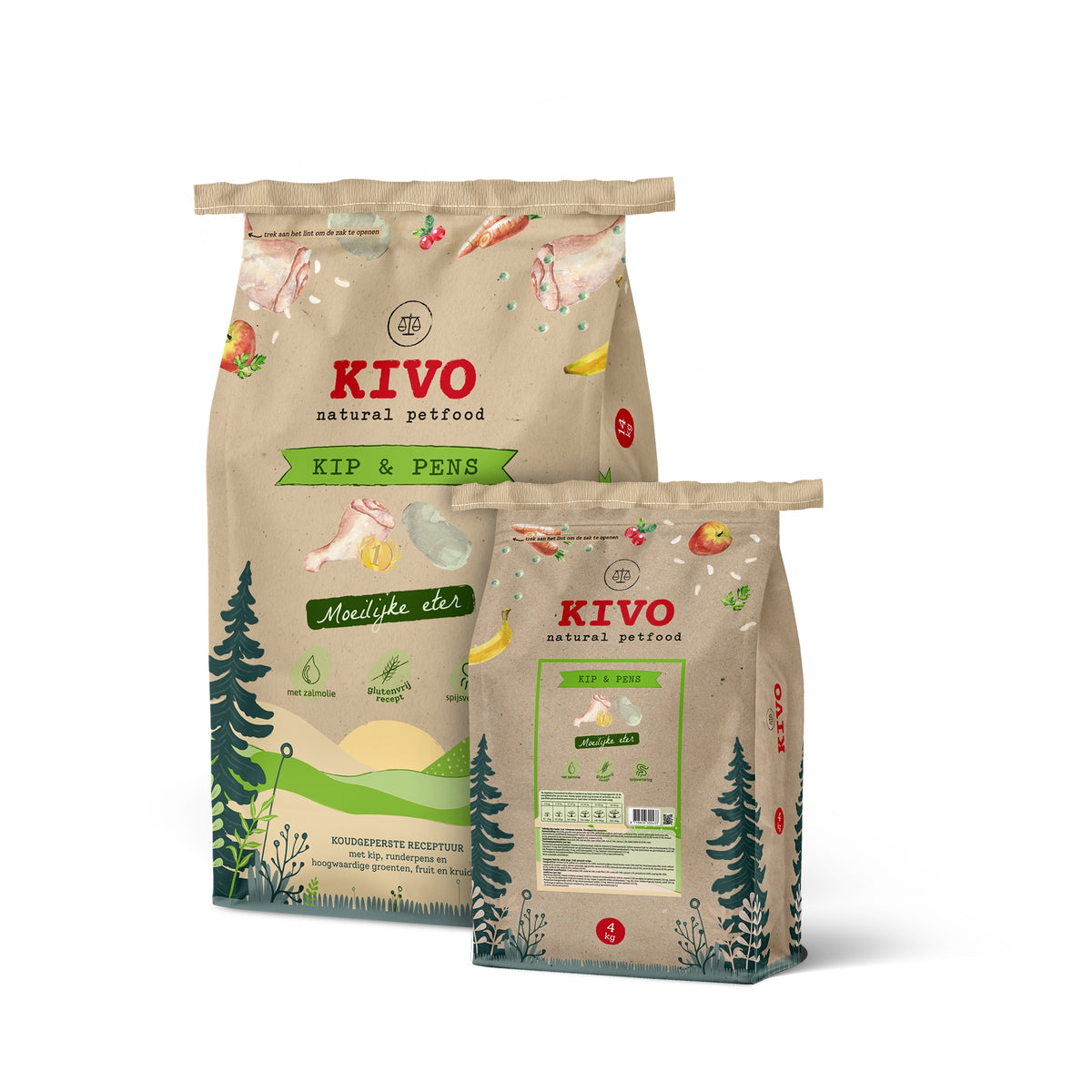 Kivo Pressat Hundfoder Kyckling & Vom