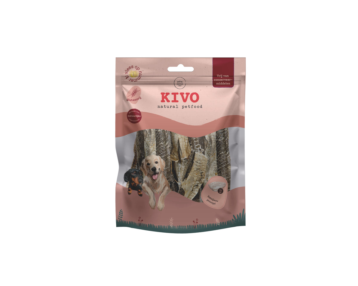 Kivo Sågad torsk (75gr)