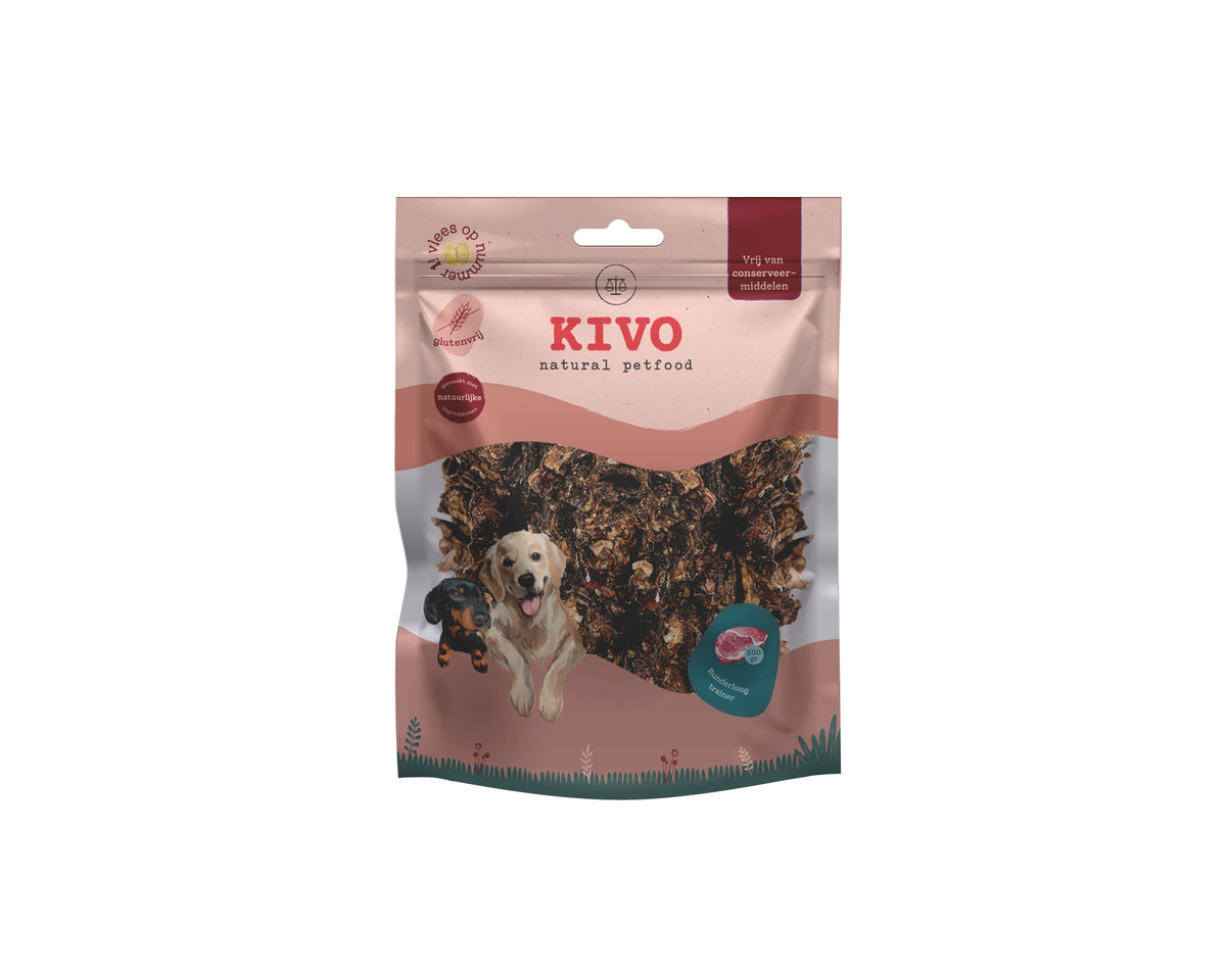 Kivo träningsgodis av nötlunga (200g)