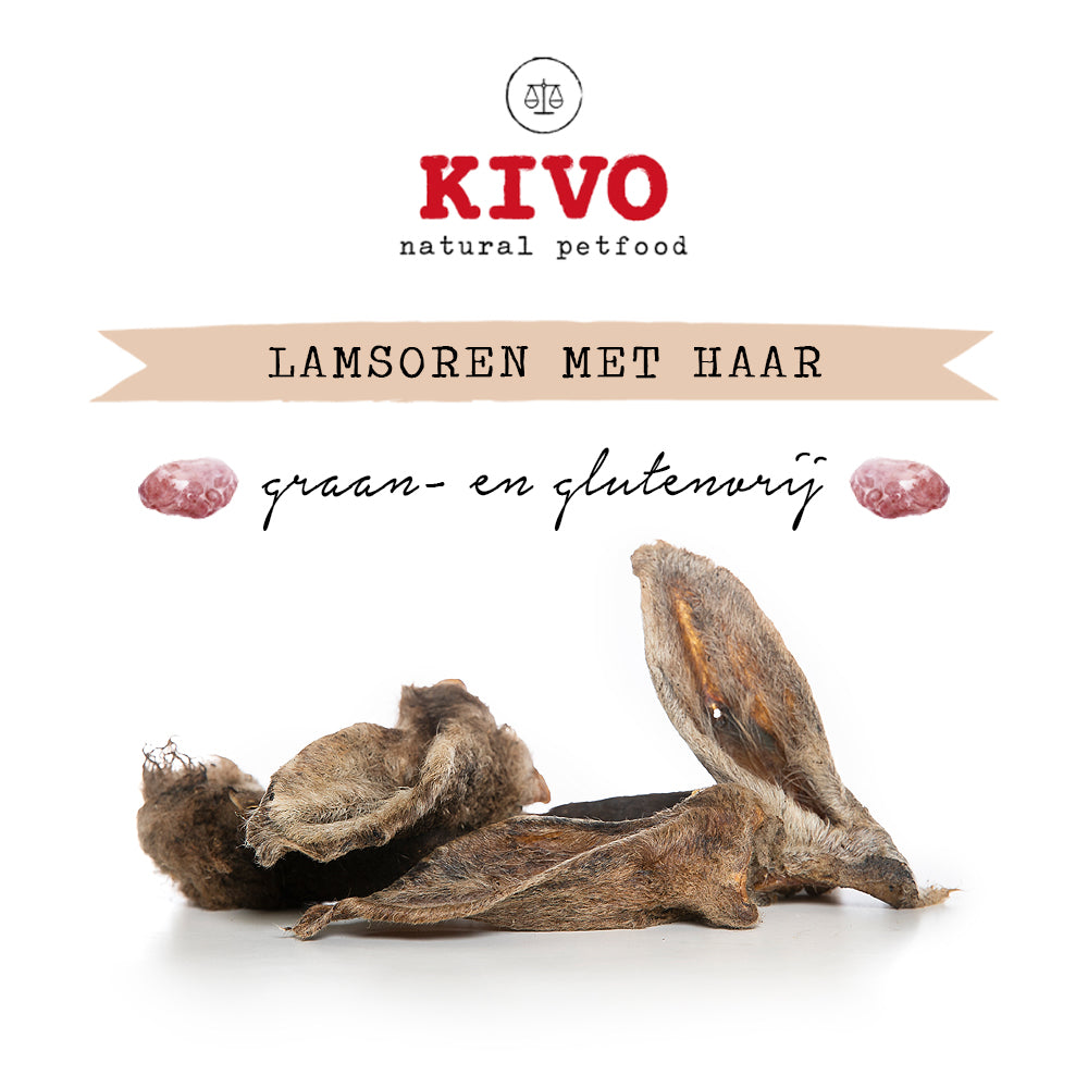 Kivo lammöron med päls (100g)
